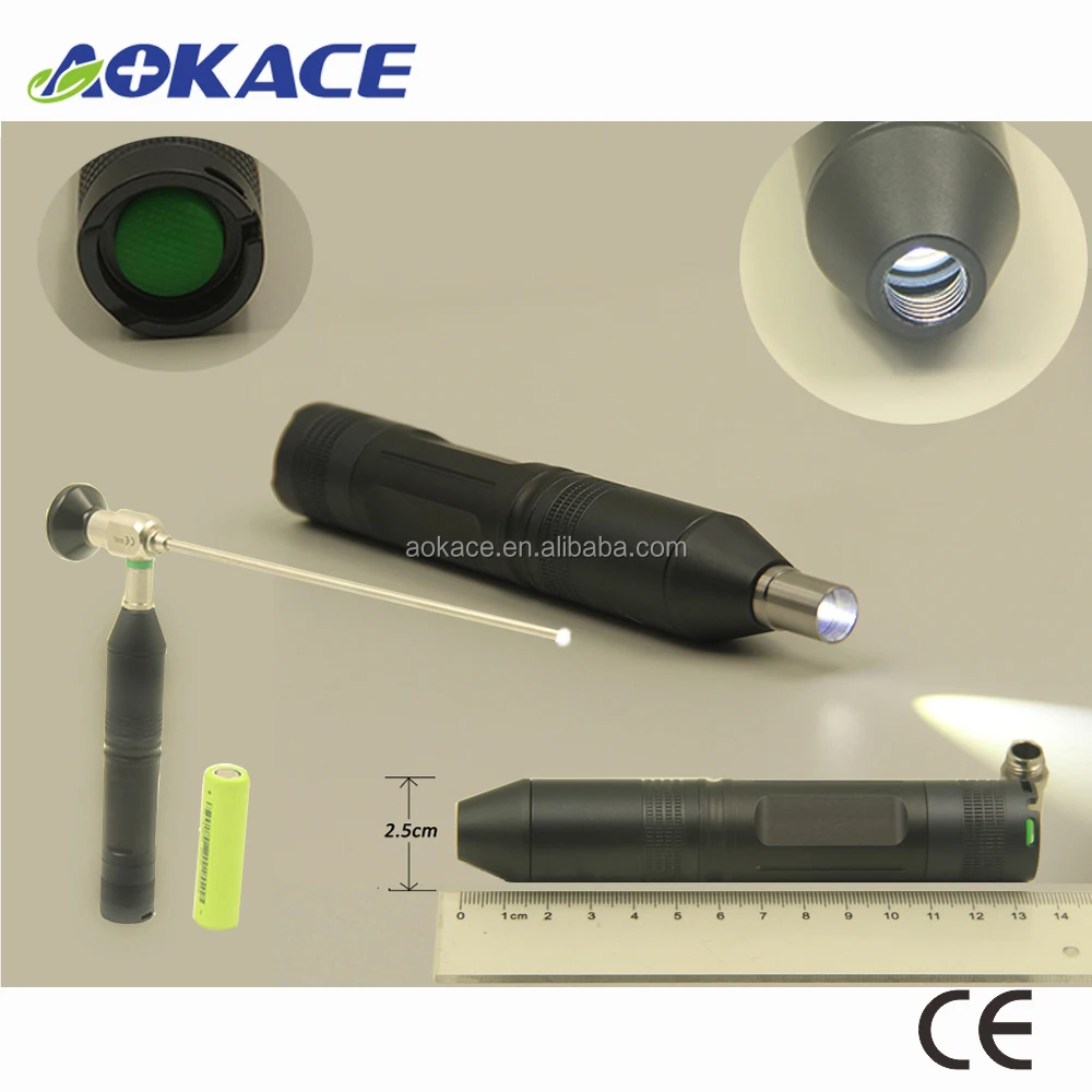 handheld otoscope camera light source 5w LED with top illumination
