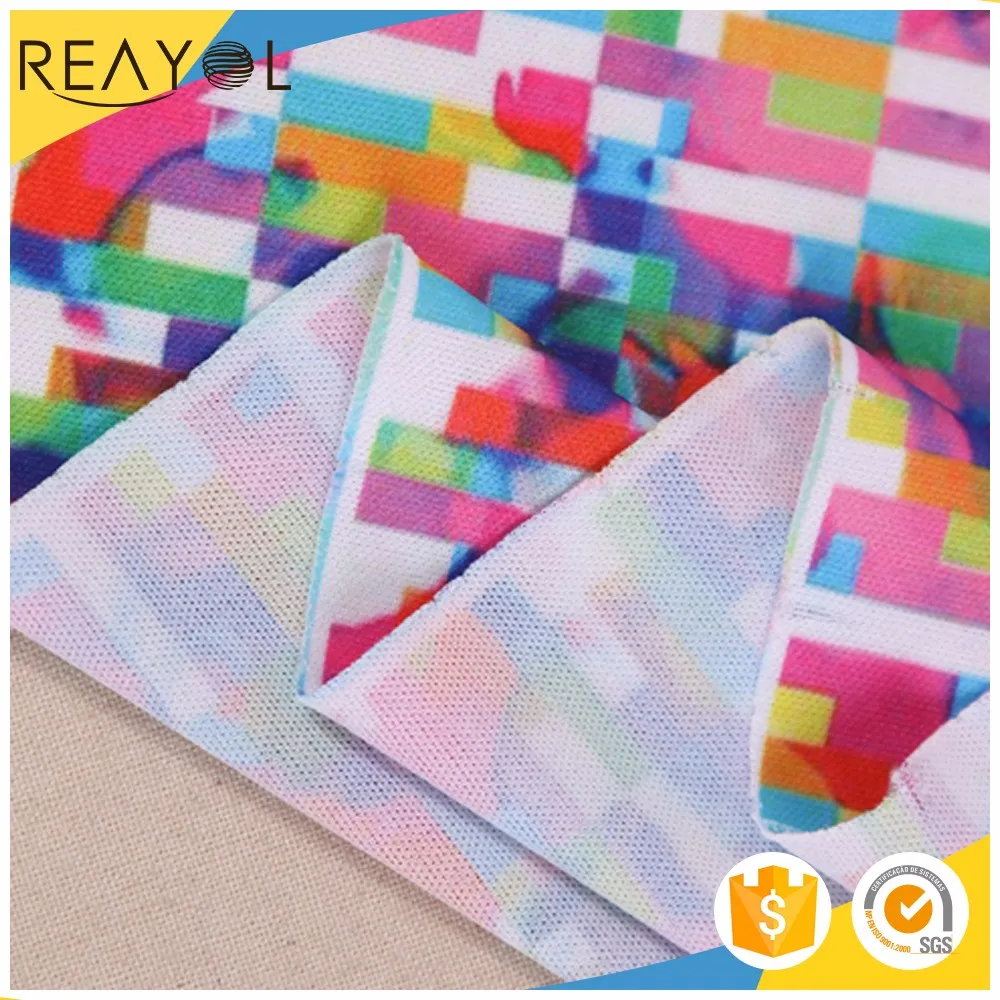 2017 reayol текстильная мозаика шаблон трафаретной печати 100 полиэстер трикотажные ткани для одежды