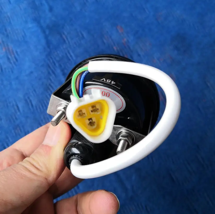 Round 12v 24v 36v 48v 60v 72v  battery meter