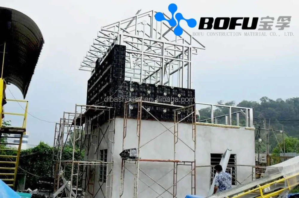 BOFUpanels, plastic concrete forms wall panels