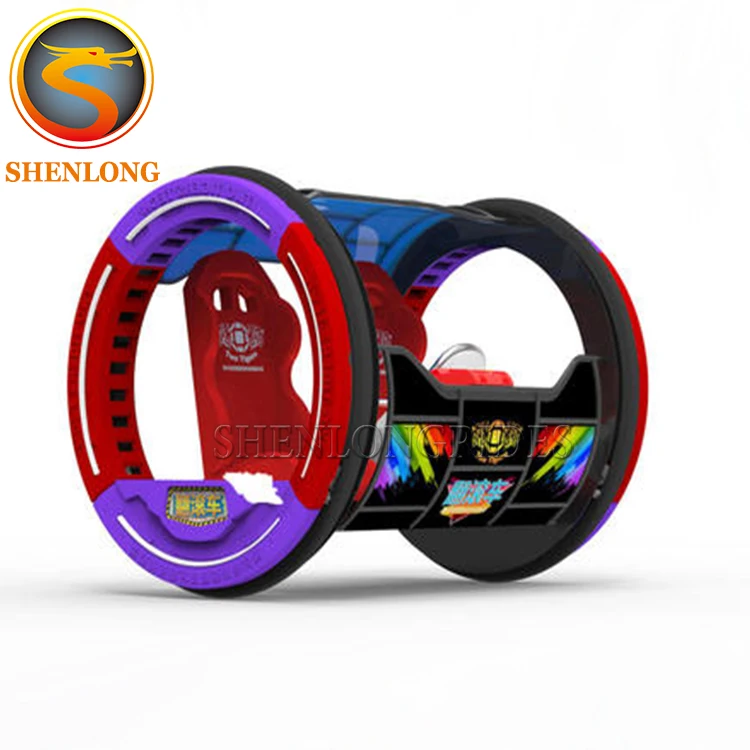 NEW 360 degree rotation adult and child ride swing happy rolling lebar car moonwalk