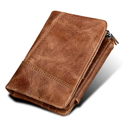 Manufacture blocking bi-fold RFID wallet Wholesale short Wallet for Men