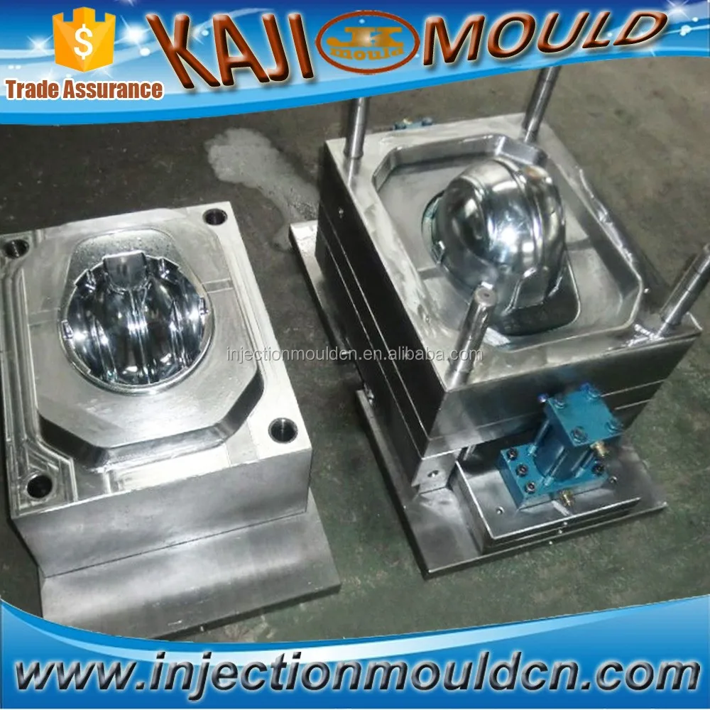 Make high quality cheap plastic injection molding, safety helmet mold, plastic helmet moulds