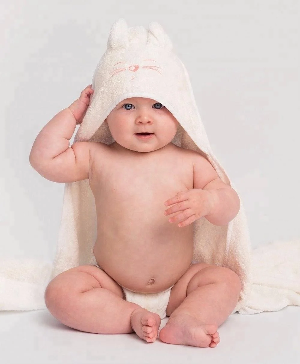 Bamboo Hooded Beach Baby Towel