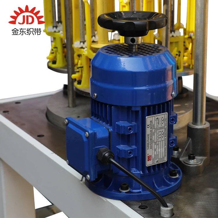 2 Heands 18 spindles low db round cotton cord rope braiding machine