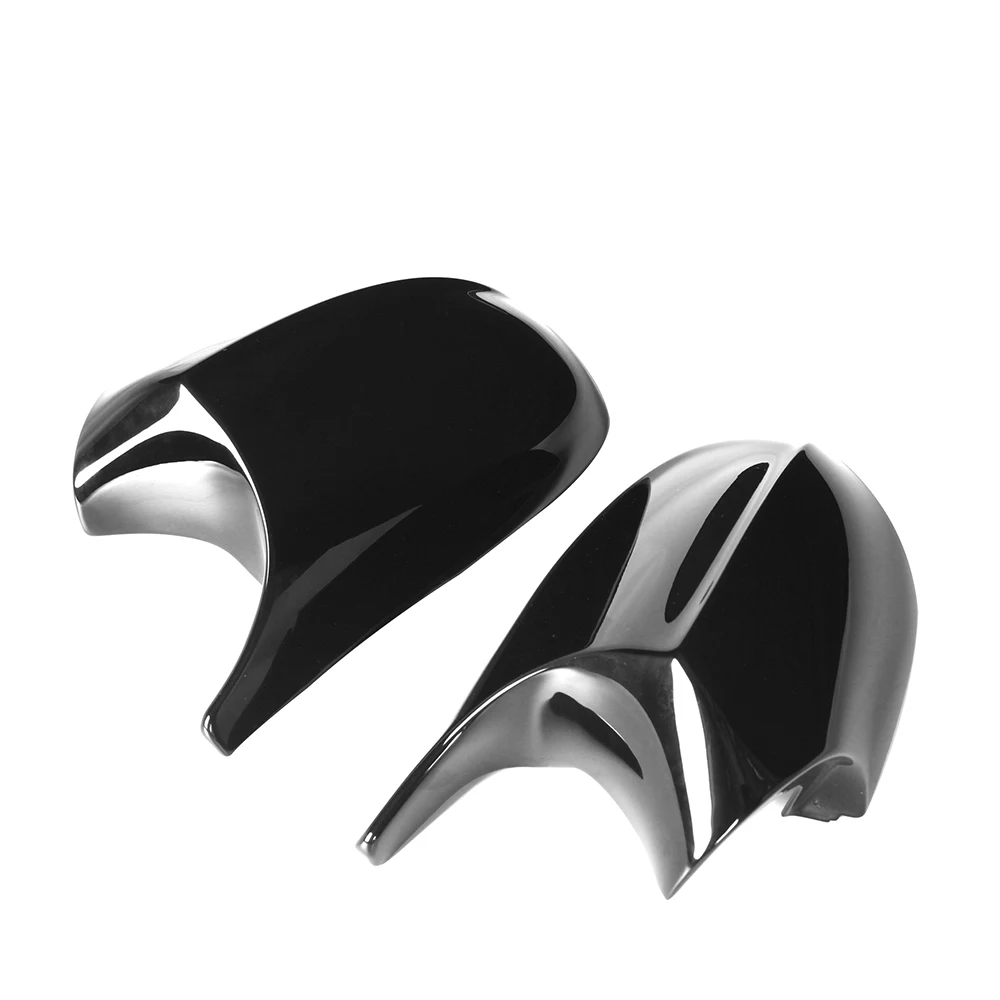 Черные Зеркальные крышки с боковым обзором из АБС-пластика для BMW 3 серии E90 E92 E93 335i 2004 +