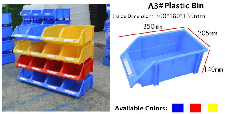 
Wholesale boltless rack small plastic storage bins 