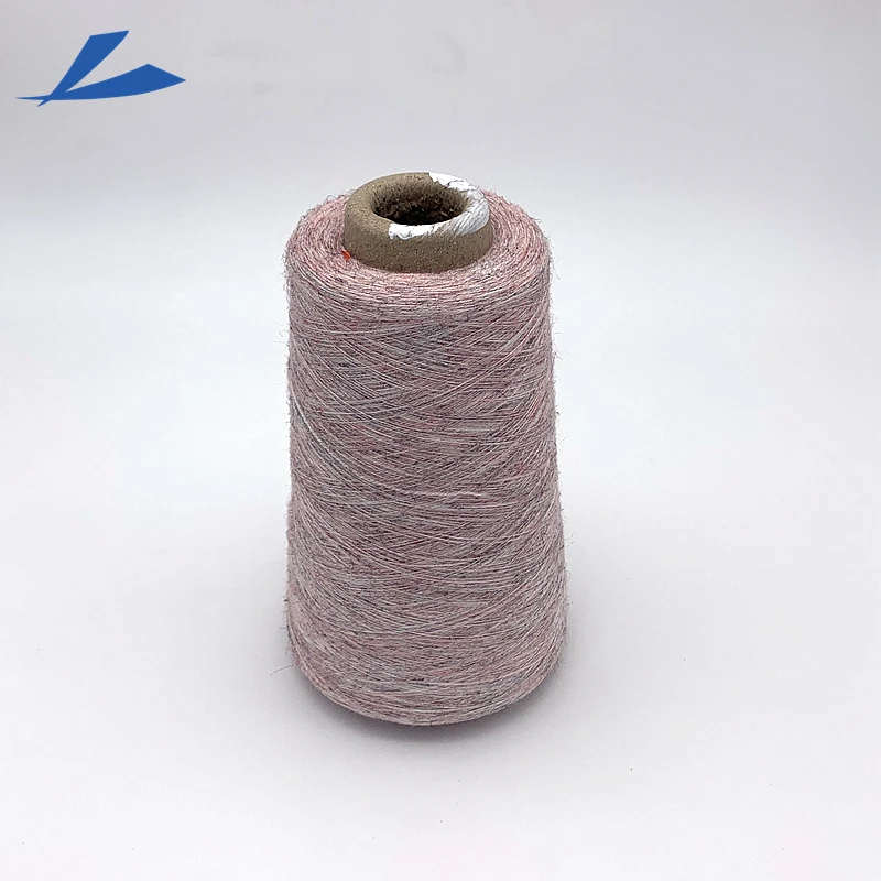 Imitation Of Rabbit Hair Yarn Core Spun Yarn 28s/2 for knitting sweater