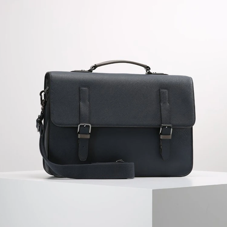 Индивидуальная деловая сумка, кожаный деловой портфель, большая мужская сумка-мессенджер