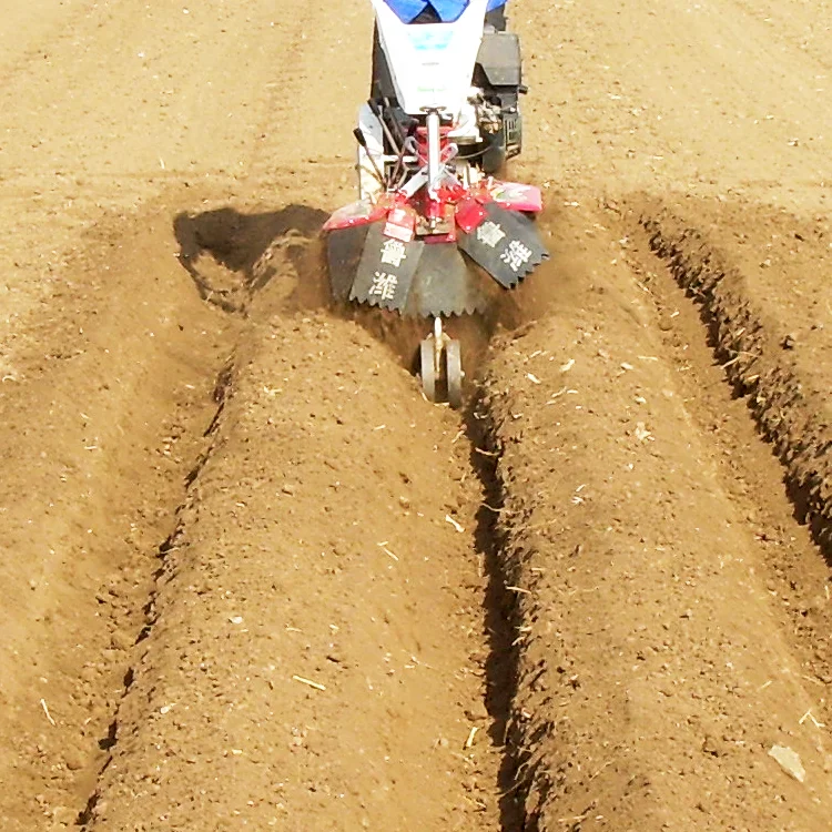 LUKE 3TG hand portable mini row agricultural crop earthing-up mini trencher garden machine cultivator cultivators for small farm