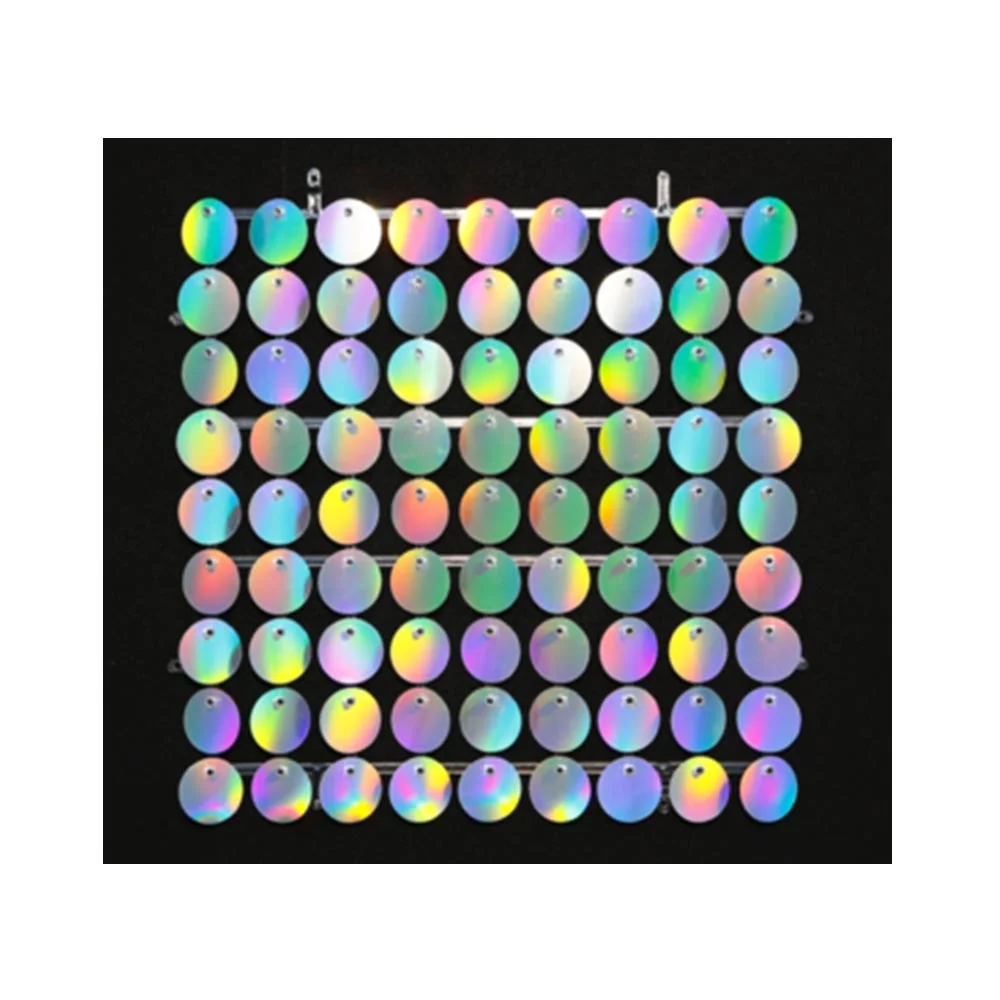 Reversible Sequin Pet Glitter Holographic Film Shimmer Sequin Wall Panel