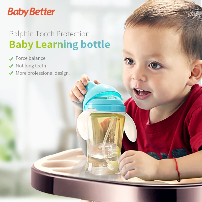 
Baosheng Best Selling Products Anti Germ eco-friendly BPA Free Children kids water bottle trainer Sippy 360 Baby Cup 