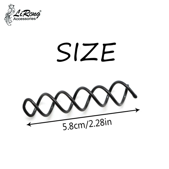 BSCI Audited Factory Twist screw hair pins Hair bun pins for DIY Hair styles