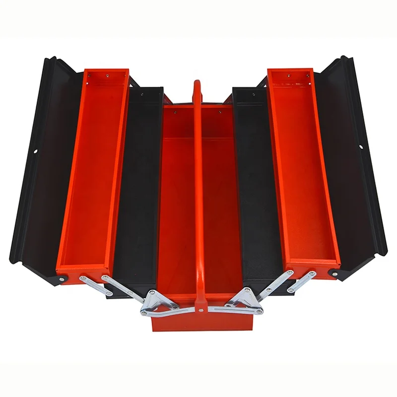 Wholesale Cheap 22 Inch 5 Bucket Folding Portable Tool Box/Tool Chest