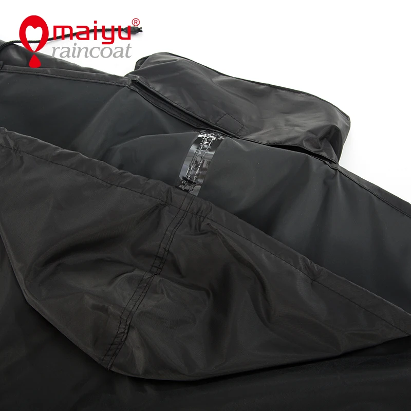 
Rain Poncho Jacket Coat Adults Hooded Waterproof Outdoor Raincoat For Men 