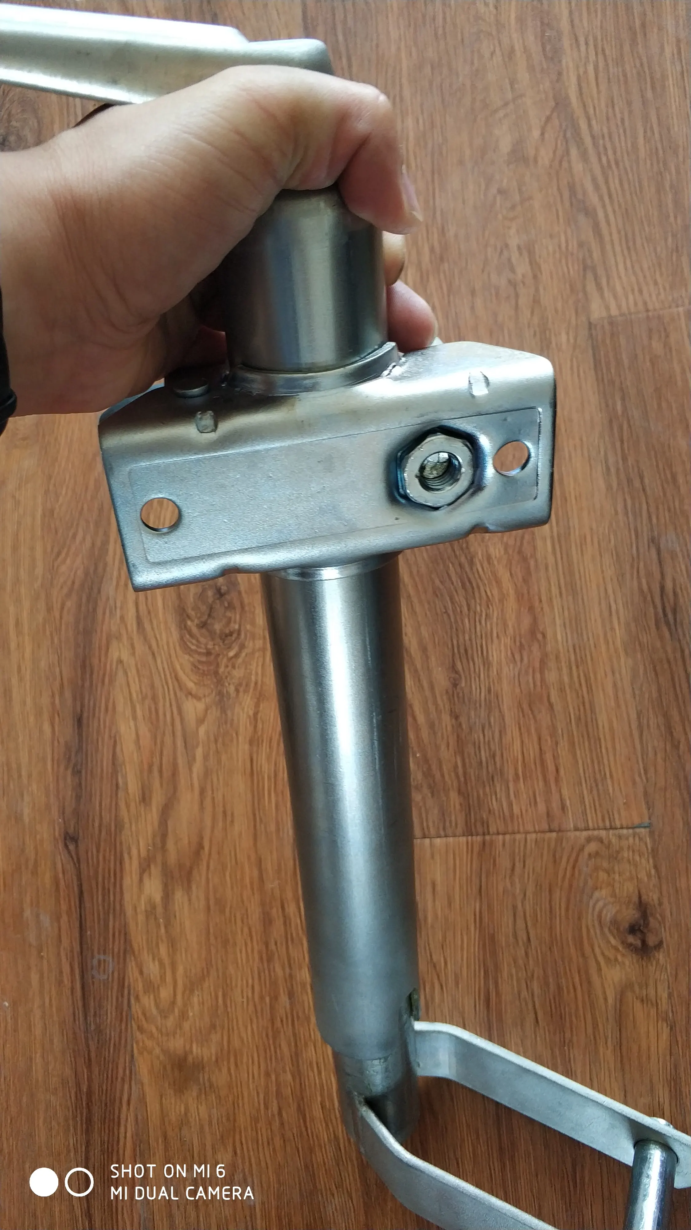 steel material heavy duty trailer jockey wheel 48 MM