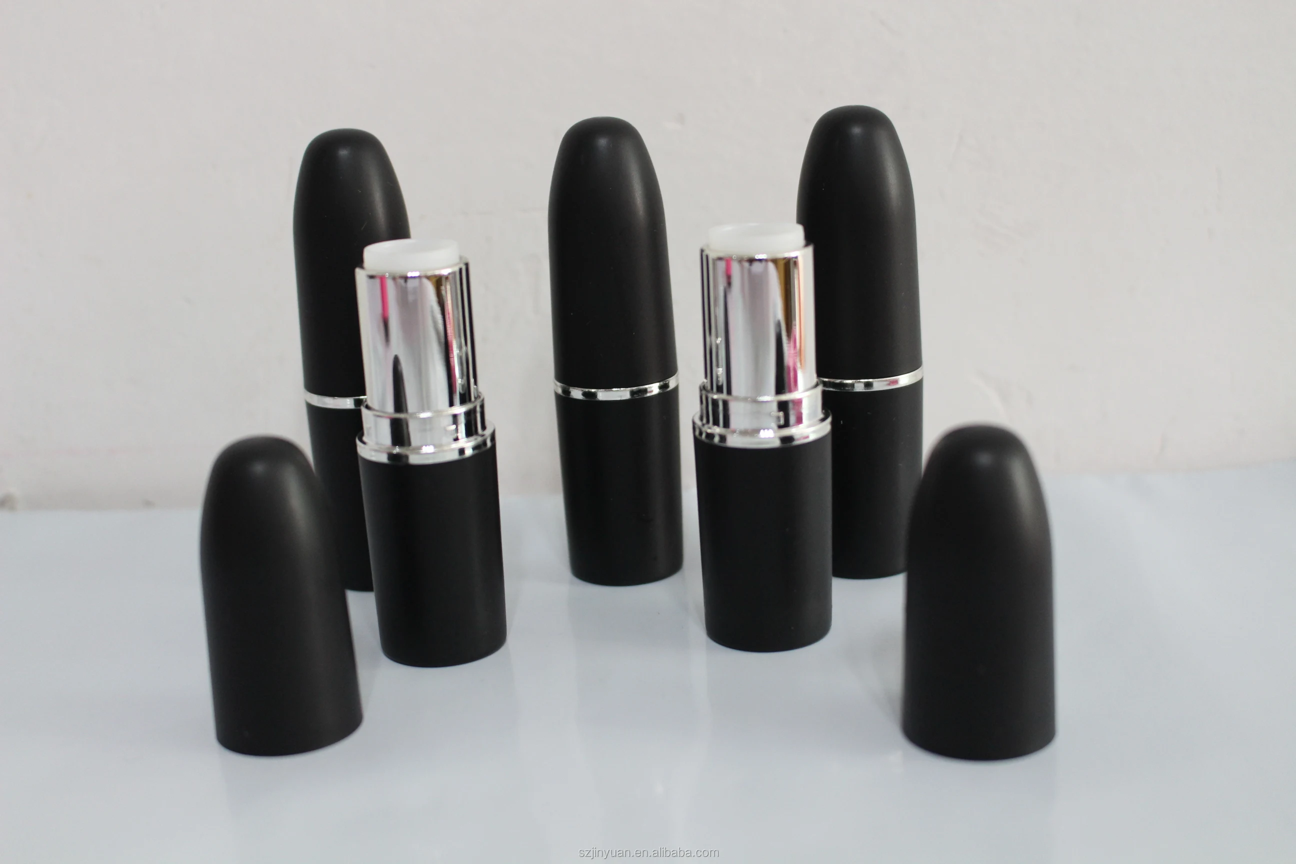 empty lipstick tube  bullet shape lip stick tube 12.1mm  white