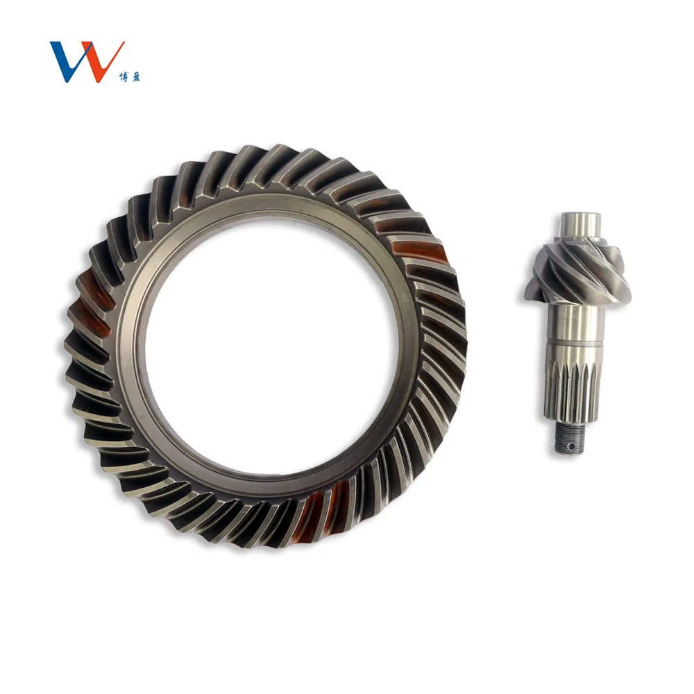 
Truck hobbing crown wheel and pinion swing gear for excavator 