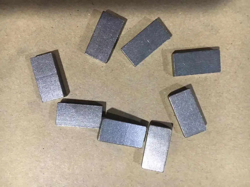 Good cutting performance diamond tips gang saw segment for marble cutting