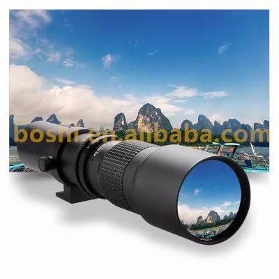 OEM/ODM 500mm f8-f32 manual long focus T - port single reflex telephoto camera lens for all SLR camera