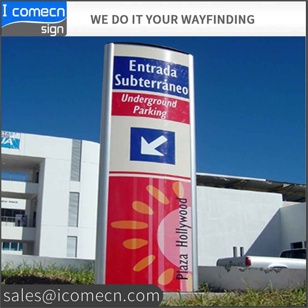 used outdoor digital signs sale aluminium pole led pylon sign for advertising