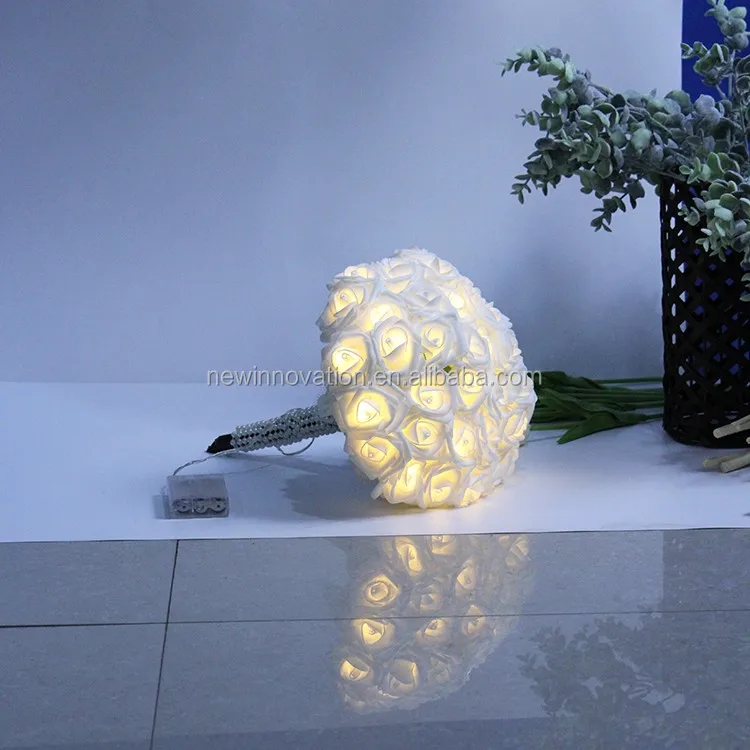 2021 горячая Распродажа H35 36L теплый белый искусственный цветок светодиодные лампы для свадебного украшения центральные части или украшение для домашней вечеринки