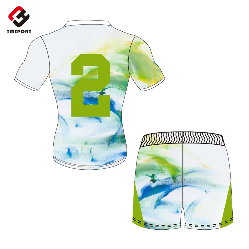 New rugby football shirts women rugby jerseys with rugby shorts
