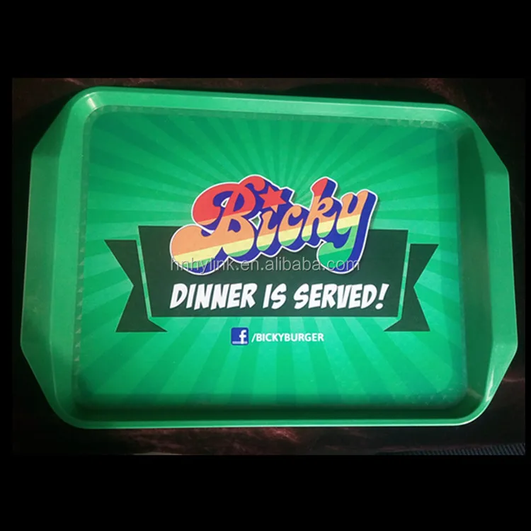 Wholesale plastic KFC canteen food serving trays hospital food tray Airline food trays