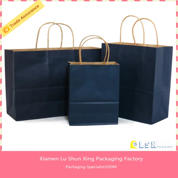 kraft paper bags made by hand,pantone color printing kraft paper shopping bag