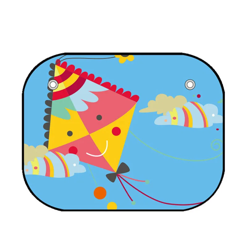 Car Window Foldable Cartoon Sunshade with Suction Cup