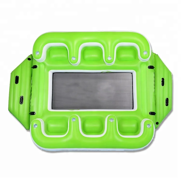 PVC 6 Person Inflatable Pool River Floating Island or Raft For Lake Water Party