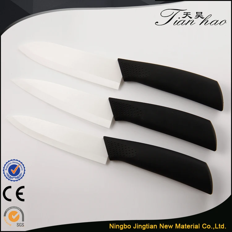 
6 Inch factory price high quality ABS handle kitchen paring ceramic knives 