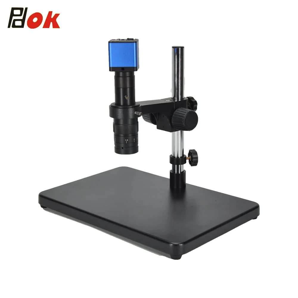 16MP High definition USB Industry Microscope Camera HD 1080P 180X C-mount Lens 52 LED Light source For Phone Repair