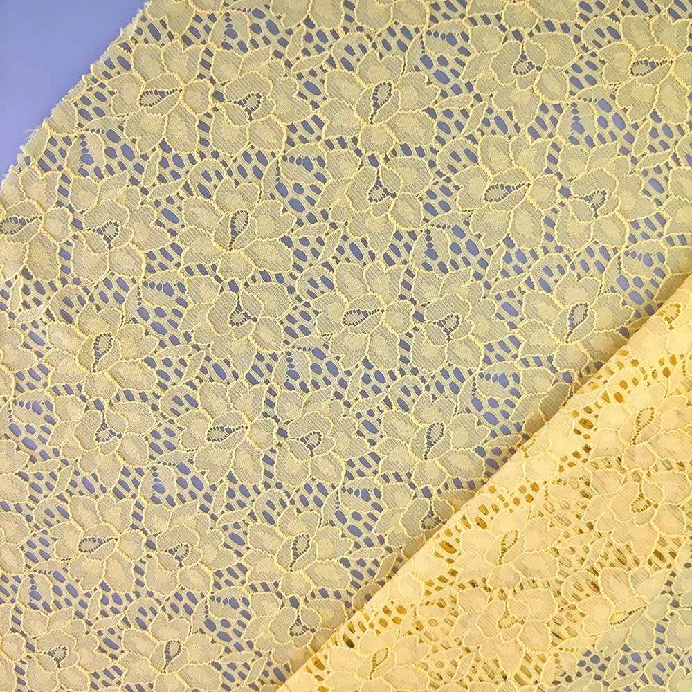 
2021 news-style dentelle 92%nylon 8%spandex elastic rose multi color lace fabric in rolls 
