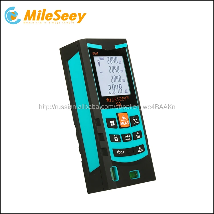 Mileseey S9 мини лазерный метров мера испытаний инструменты с двумя пузыри 60 м