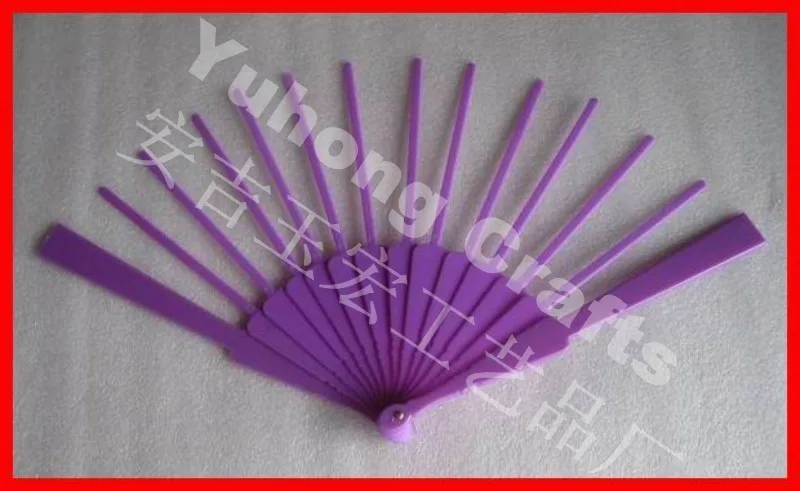 Plastic crafts hand fan frame