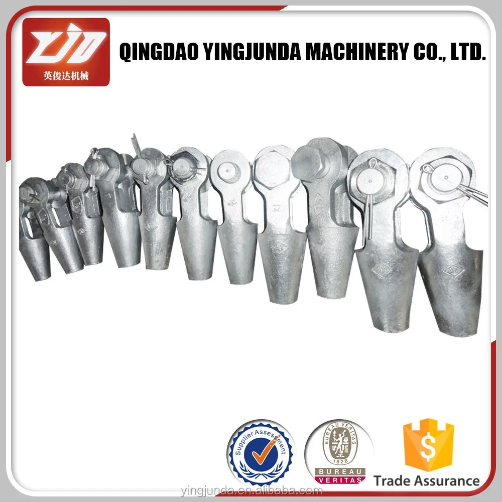 factory price us type closed spelter socket wire rope sling price in China
