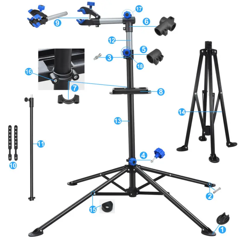 Подставка для профессионального ремонта велосипедов, регулируемая стойка для велосипедов от 24 до 29 дюймов