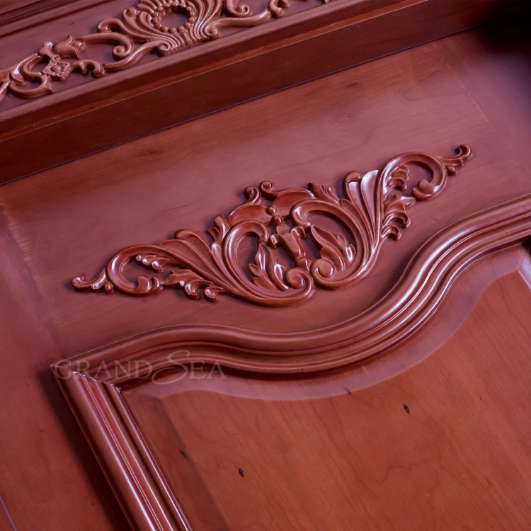 Бесплатный образец украинского дизайна изображение основной двери из тикового дерева