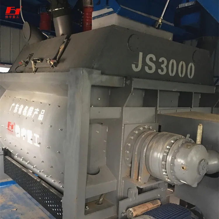 HZS150 concrete mixing plant mixing console JS3000,Equipped with electronic weighing electric batching machine