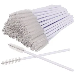 Yashii White Handle Eyelash Brush Set Disposable Mini Mascara Wands Black Eye Lash Makeup Brush Makeup Tool Kit