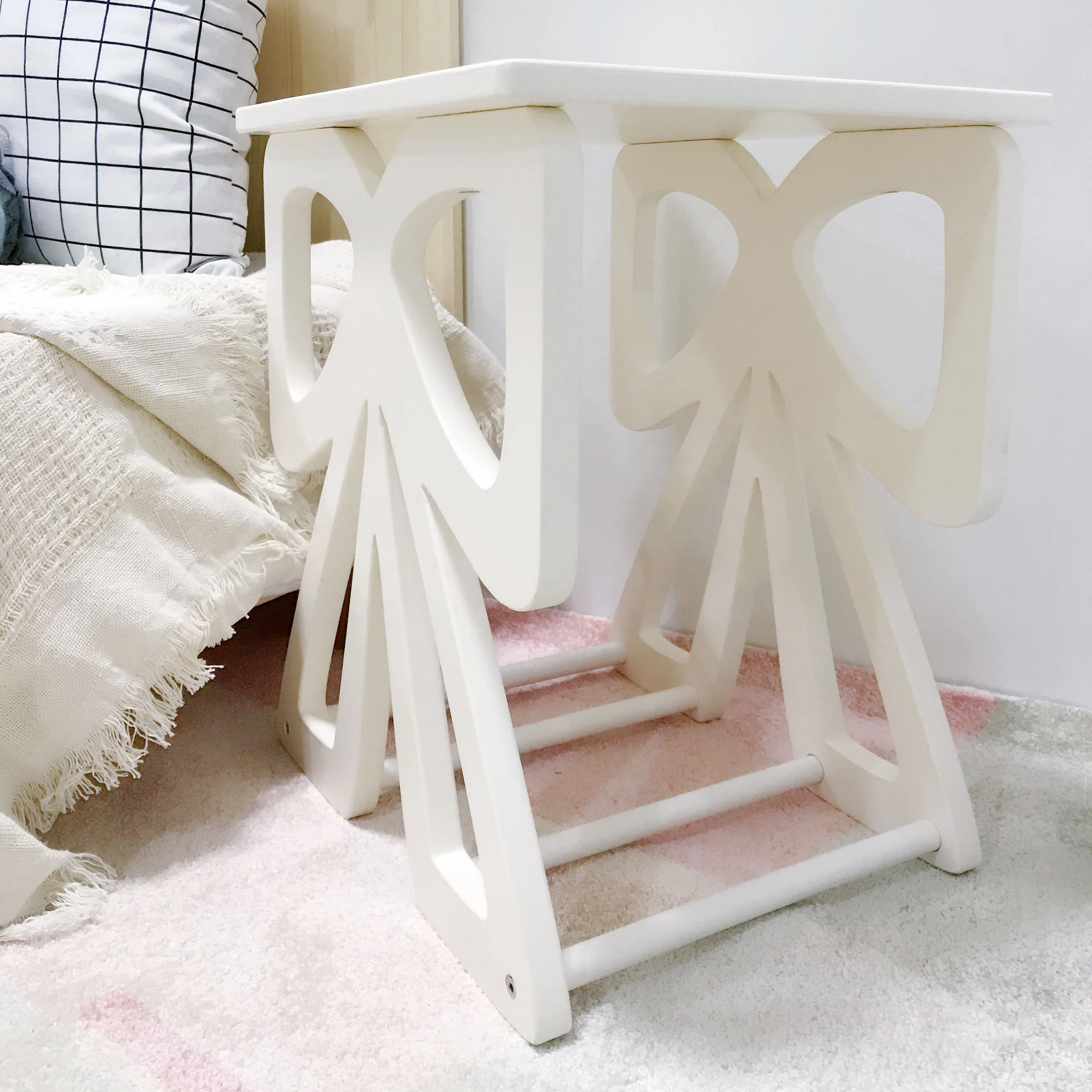 Детская мебель для спальни с бантом, прикроватный столик