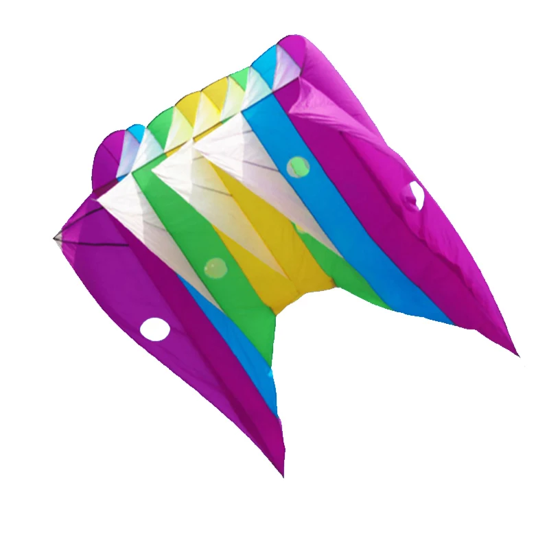 Big soft inflatable colorful pilot kite