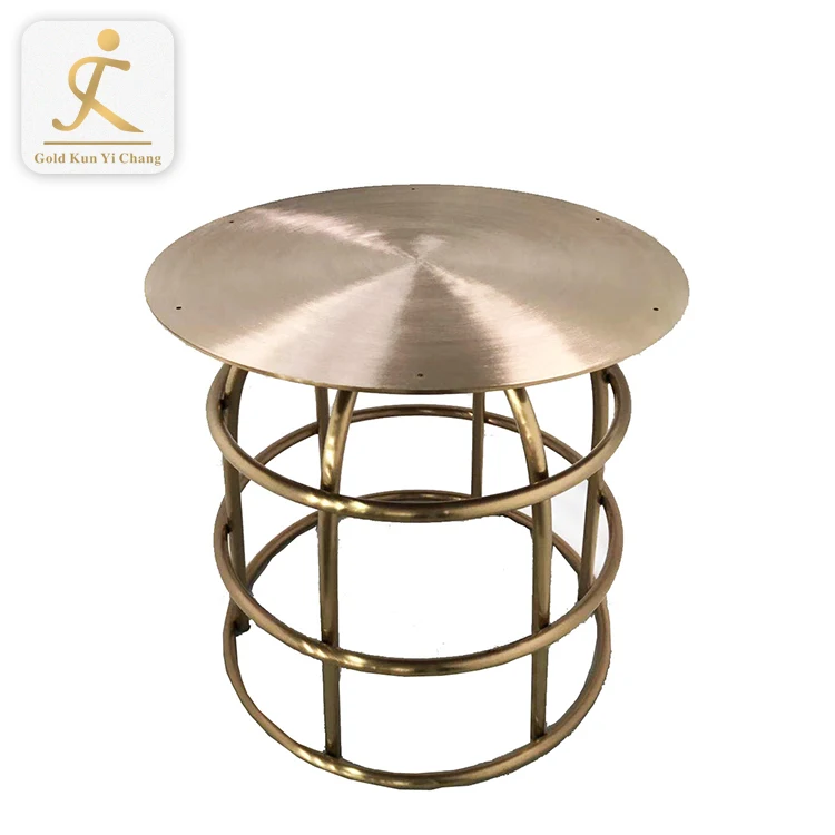 satin metal office waiting room furniture inox table leg round steel restaurant fiberglass table legs