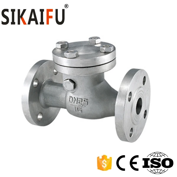 6 inch Stainless Steel Exceptional flanged back pressure retention swing check valve