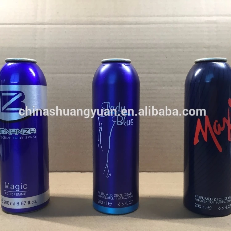 200 ml aluminum can cosmetics can for perfumed deodorant body spray