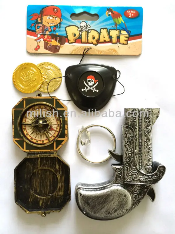 Wholesale Pirate Party supplies Halloween kids pirate gun sword sets HH-0300