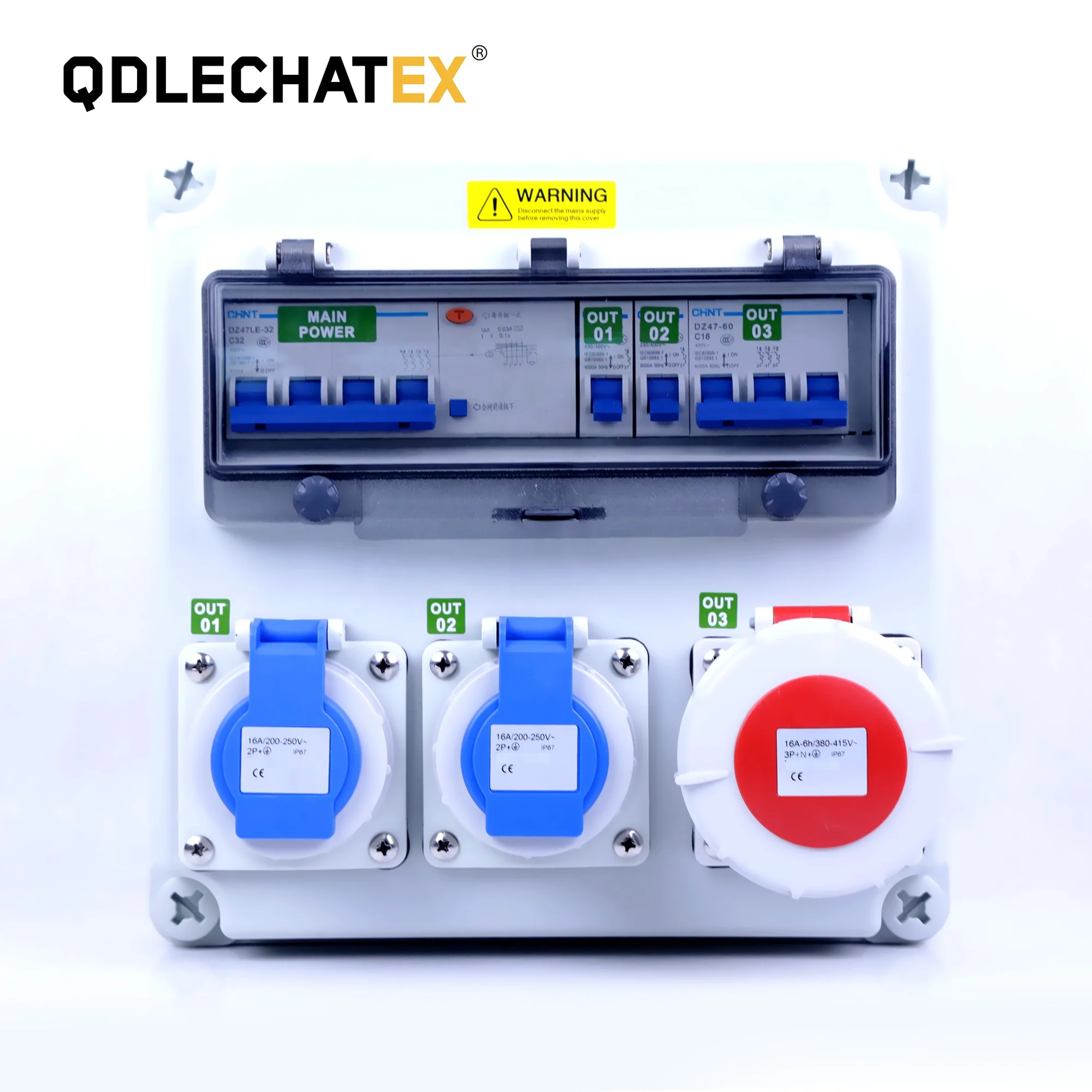 Type 0242  ip67 380v 415v 6h 3P E  4pin 32A Industrial Waterproof plug