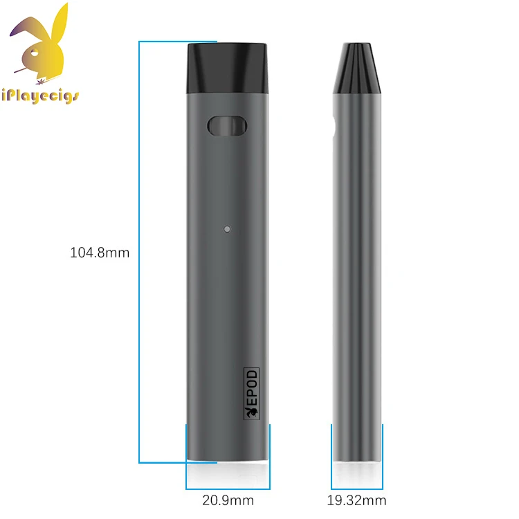 2019 IPLAY newest product Epod wax vape pen cbd oil vaporizer 380mah battery pods vape kit custom Packaging/logo