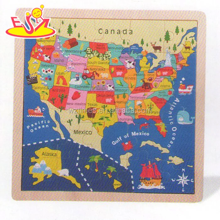 wholesale baby wooden world map puzzle fashion kids wooden world map puzzle children wooden world map puzzle W14C138